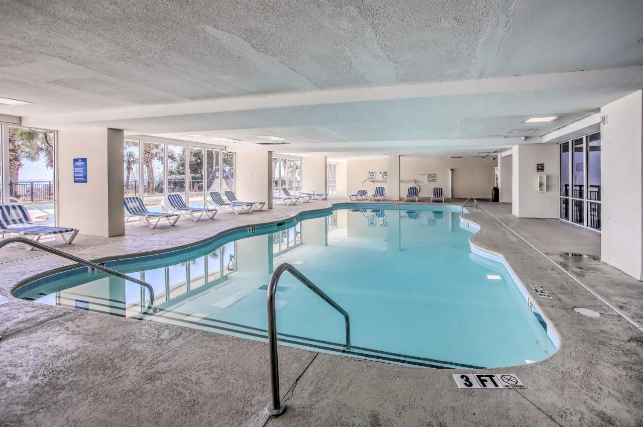 Airy Oceanfront Myrtle Beach Condo With Balcony Extérieur photo